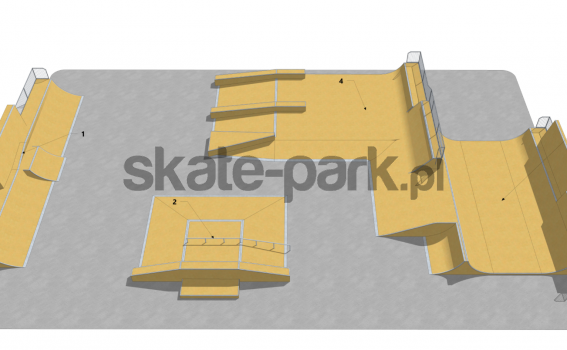 Skatepark modułowy OF2007029NW