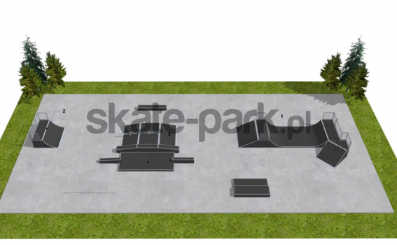 Skatepark modułowy OF2007160A1