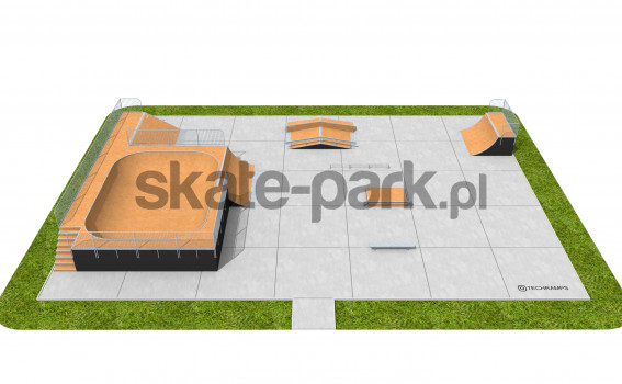 Skatepark modułowy - PSM15
