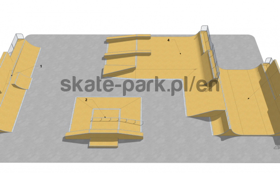 Skatepark modułowy OF2007029NW