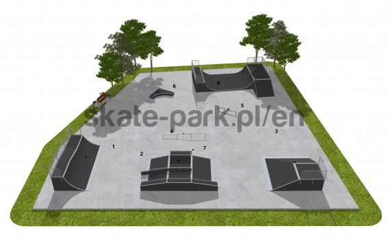Skatepark modułowy OF2008093NW
