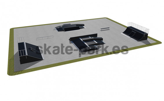 Modular skatepark 540115