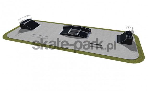 Modular skatepark 500115