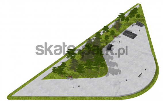 Skatepark modułowy OF2007124NW