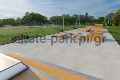 Σπονδυλωτό έργο skatepark - Szczucin