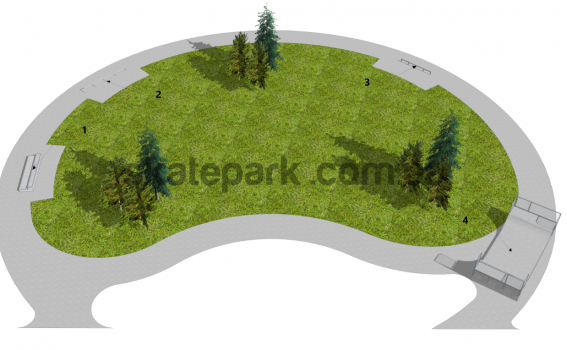 Skatepark betonowy OF2007065NW