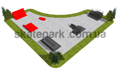 Skatepark modułowy OF2003080R1