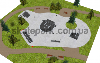 Skatepark modułowy OF2006062NW