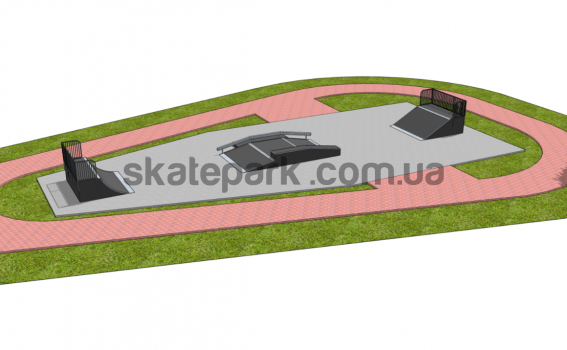 Skatepark modułowy OF2006085NW