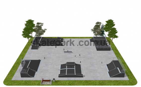 Skatepark modułowy OF2007171NW