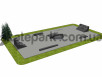 Skatepark w technologii standard 