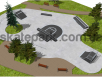 Skatepark z funboxem 